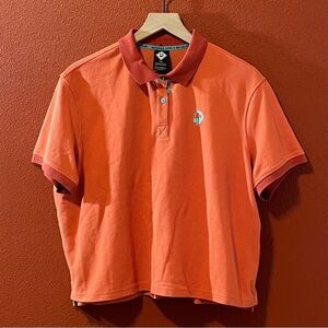 Outdoor Afro x REI Co-Op Women’s Retro Orange Preppy Hiking Embroidered Polo